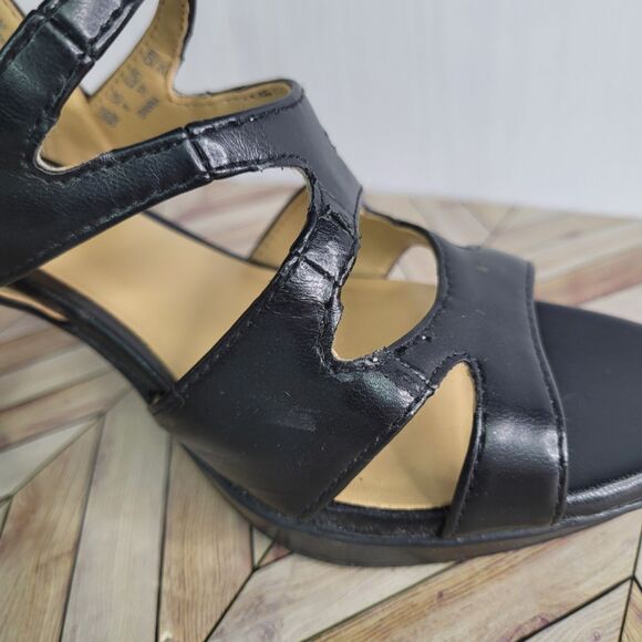 Size 8M Dianna Style Strappy Slip-back Heel Open Toe - Picture 4 of 7